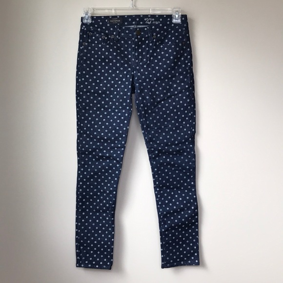 J. Crew Toothpick polka dot jeans - Picture 2 of 6